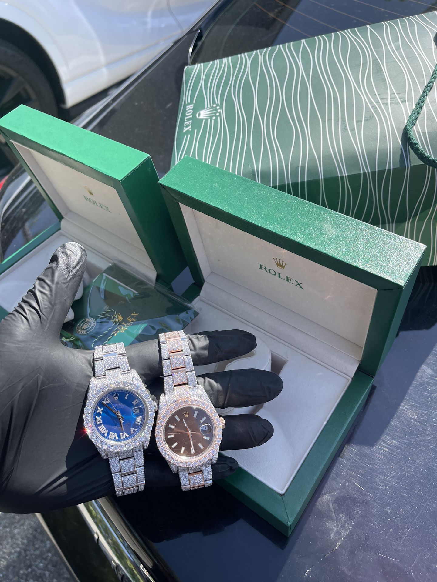 Moissanite Iced Out Watch PASSES TESTERS PAYMENT PLANS AVAILABLE