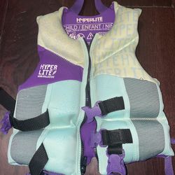 hyperlite child life jacket life vest (33-55 lbs)
