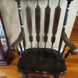 SOLID WOOD ROCKING CHAIR...... CHECK OUT MY PAGE FOR MORE ITEMS