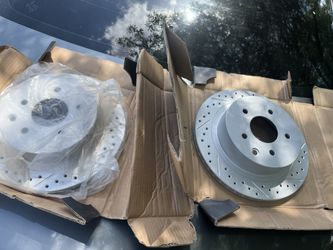 Rear Drilled Slotted Rotors