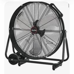 XtremepowerUS 24" Rolling Drum Warehouse Floor Fan Shop Adjustable Speed 92024/3