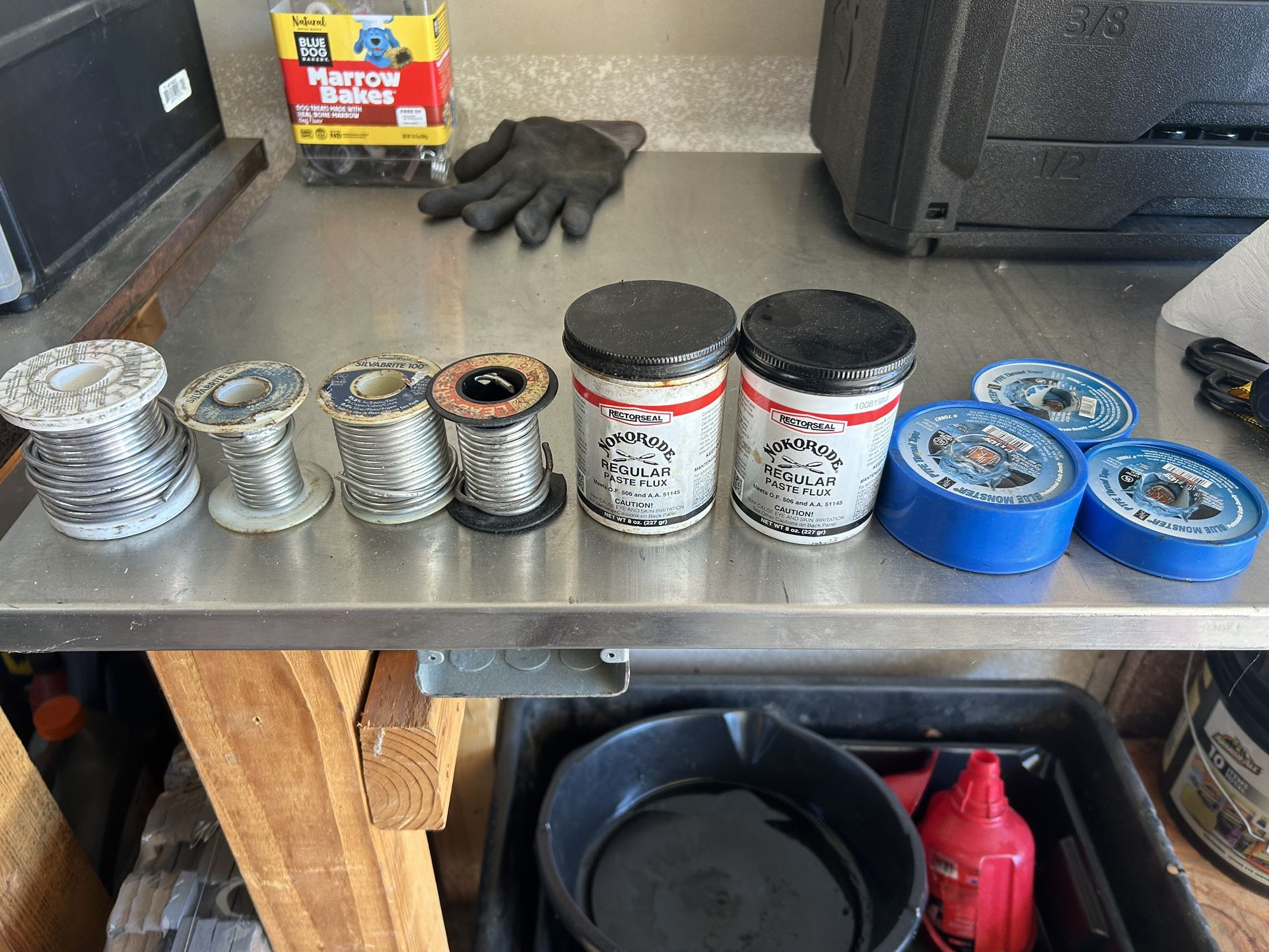 Solder Flux And Teflon Tape