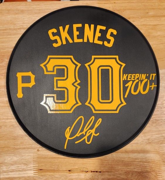 Paul Skenes Pirates Custom Sign
