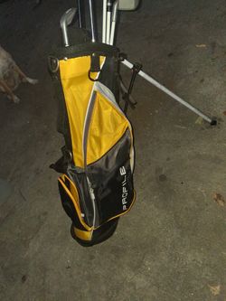 Kids Golf Bag And Clubs
