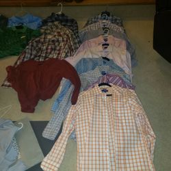 Mens Large Shirts Nike Hurley Flannels Levi's...