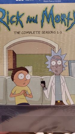Rick and Morty Blu Ray+ Digital seasons 1-3