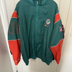 Miami Dolphins Mitchell And Ness Jacket
