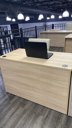  DESK SHELL 47"W X 24"D, AMBER OAK