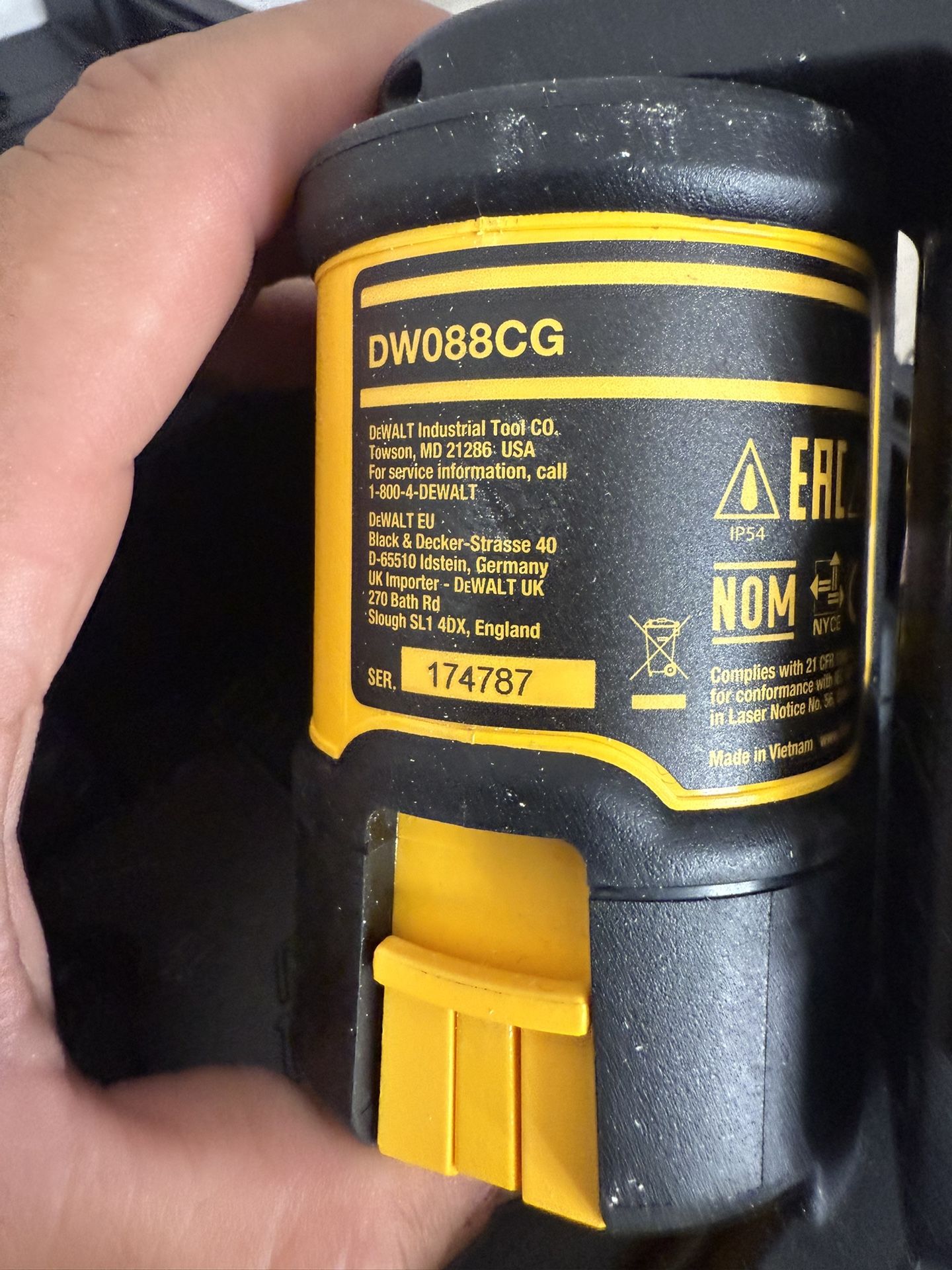 DeWalt lazer