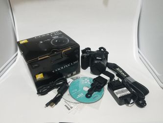 Nikon Coolpix L310 14.1MP Digital Camera with 21x Optical Zoom - BLACK