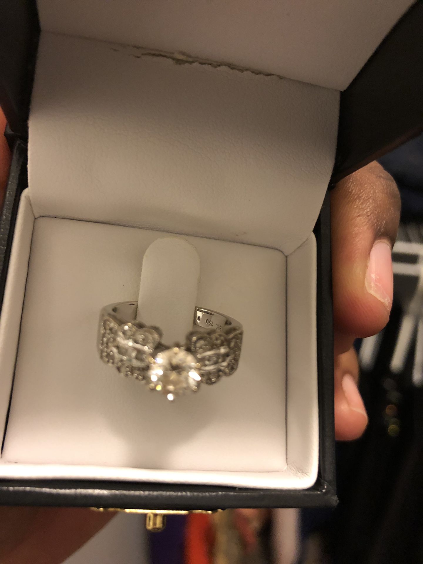 Diamond engagement/ wedding ring.