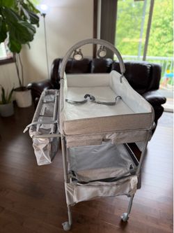 Baby Changing Table with Drawers – Folding & Adjustable Height – OBO