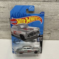 Hot Wheels Zamac Silver ‘1952 Hudson Hornet / Rod Squad • Die Cast Metal • Made in Malaysia