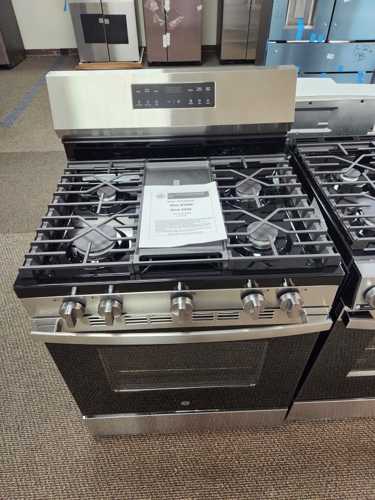 30 in. 5-Burners Free-Standing Gas Range n Stainless Steel with Crisp Mode