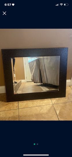 Brown And gold Mirror