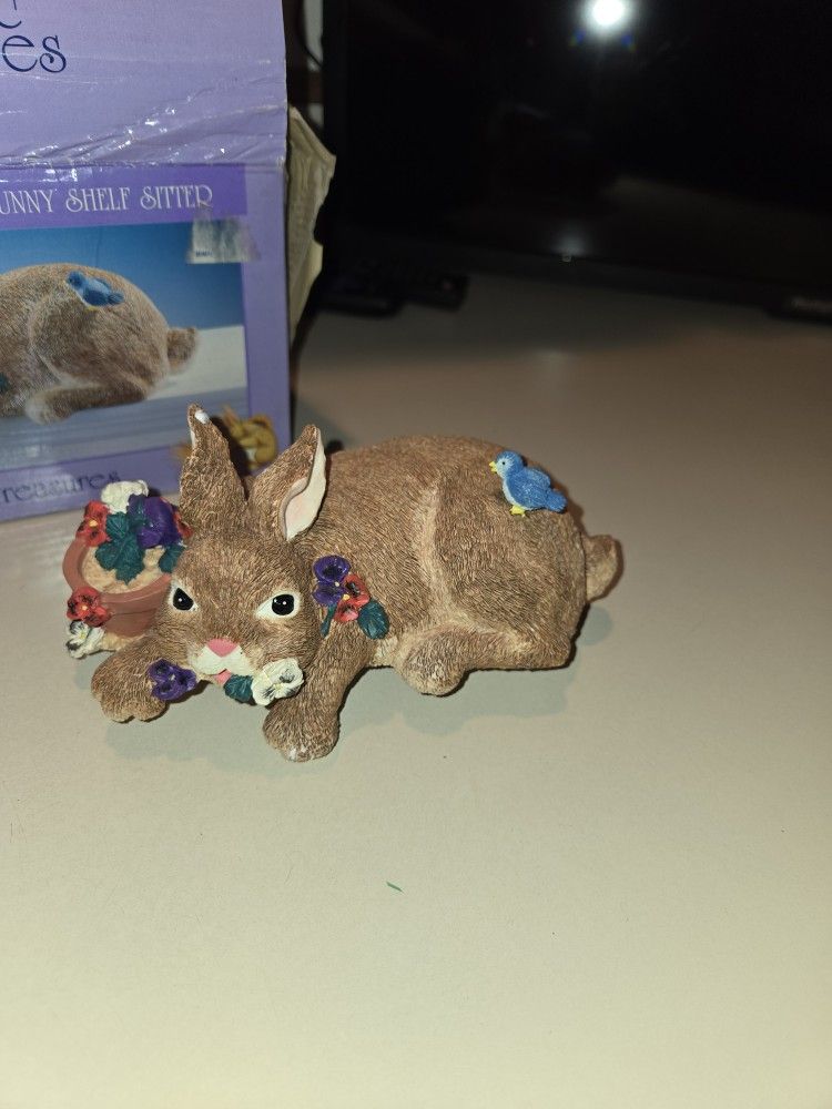 Musical Bunny Figurine