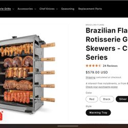 Brazilian Flame Rotisserie Bbq Grill 
