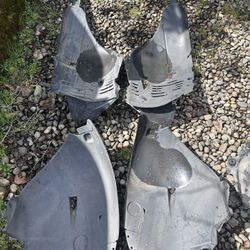 S550 Mercedes Benz 2007 Thru 2013 Front Fender Liners