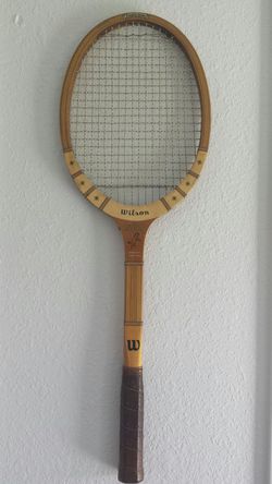 Wilson Mustang Strata-Bow Vintage Wood Tennis Racquet