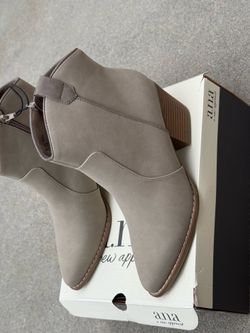Brand NEW a.n.a Taupe Pointed Toe Ankle Boots - Size 8 & Size 8.5