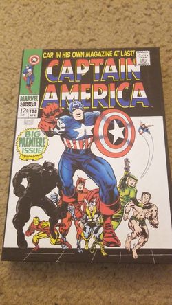 Captain America 1968 Canvas Art