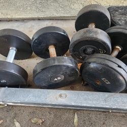 Dumbbells Singles Gym Weights $40 Each