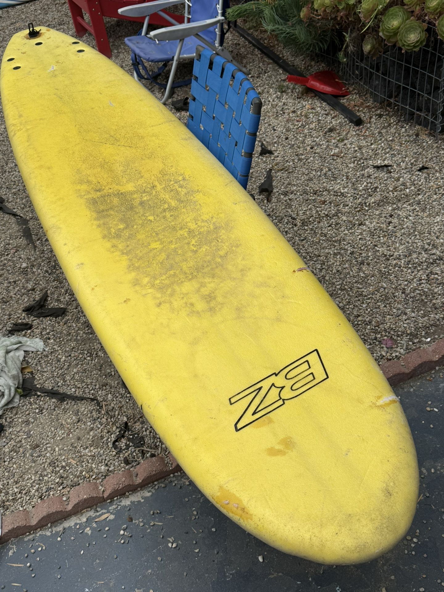 9’ BZ soft top surfboard- catches anything!