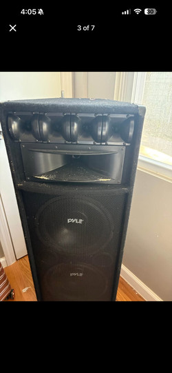 Pyle speaker 1600 w heavy duty 7 way loud speaker cabinet built in cross over network