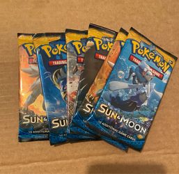 Pokemon Sun and Moon Base 6 Packs