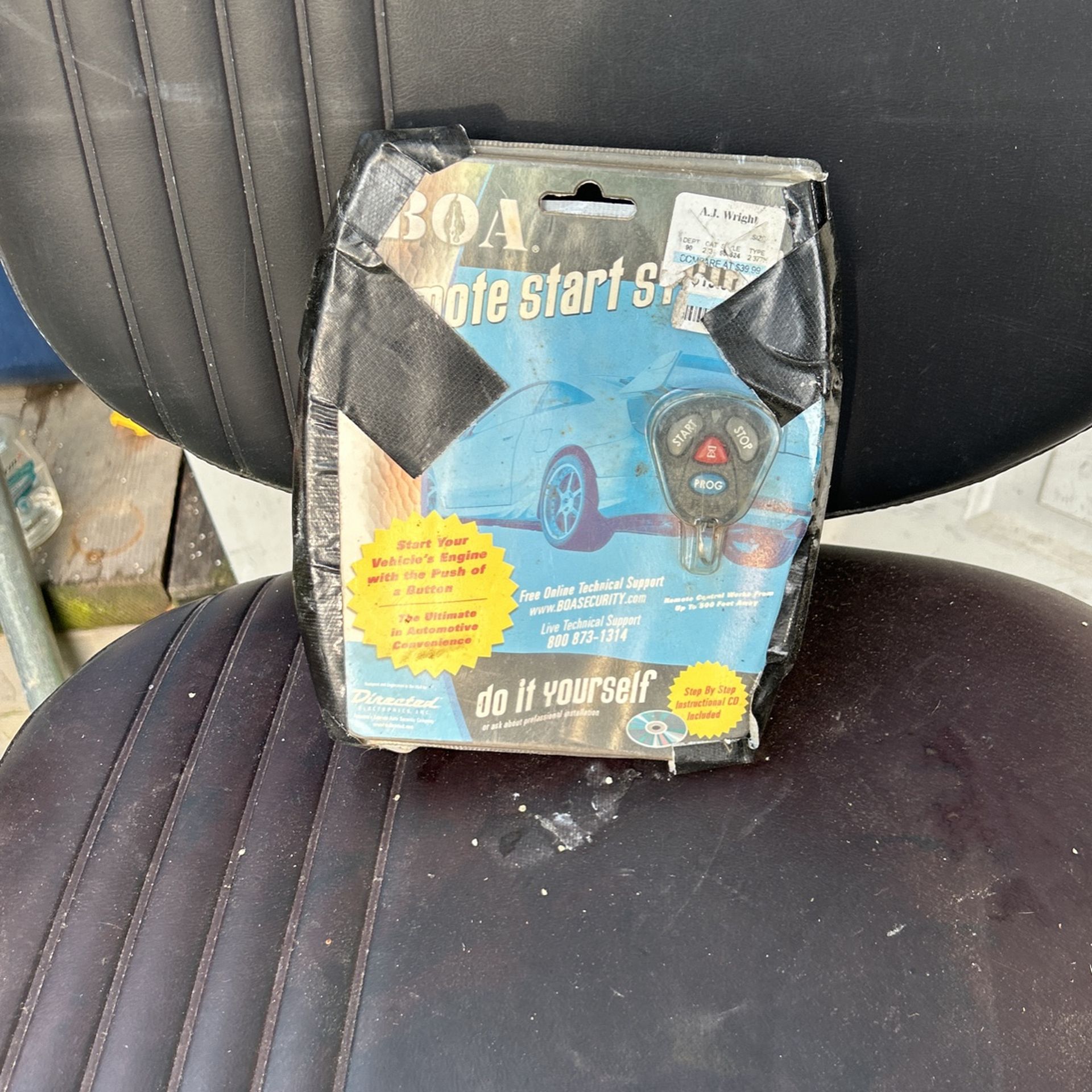 Boa remote start universal system with key remote