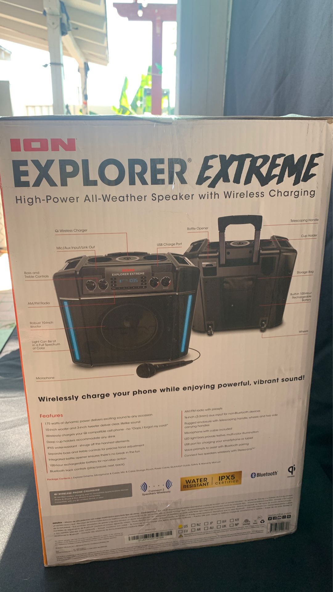 ION Explorer Extreme Bluetooth Speaker for Sale in Los Angeles, CA