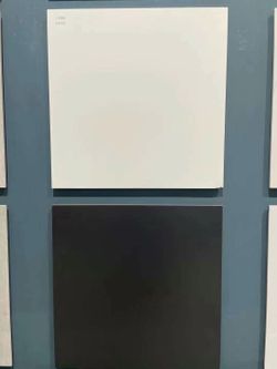 Pure Black And White Ceramic Tile