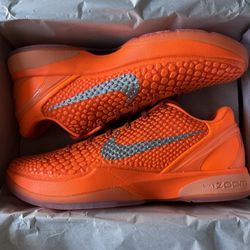 DS Kobe 6 Atomic orange SIZE 12.5
