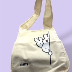 Miffy Limit Edition Canvas Shoulder/Crossbody Bag (1 count, New)