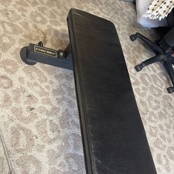 Tru Grit Flat Bench for Gym
