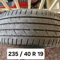 235 / 40 R 19 (1) TIRE BRIDGESTONE 