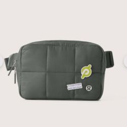🔥BRAND NEW🔥 lululemon x Peloton Quilted Grid Belt Bag, Eucalyptus Green, 1.5L