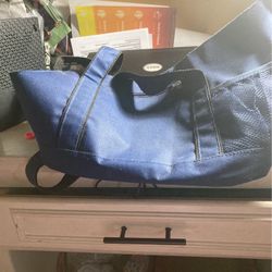 Navy Blue Pet Carrier 