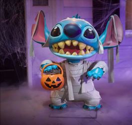 3 ft tall stitch. Lilo and stitch.  Disney animatronic Halloween and Christmas.