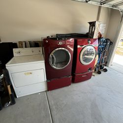 Washer And 2 Dryers 