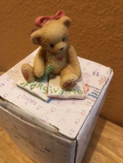 Cherished teddy “forgive me” collectible