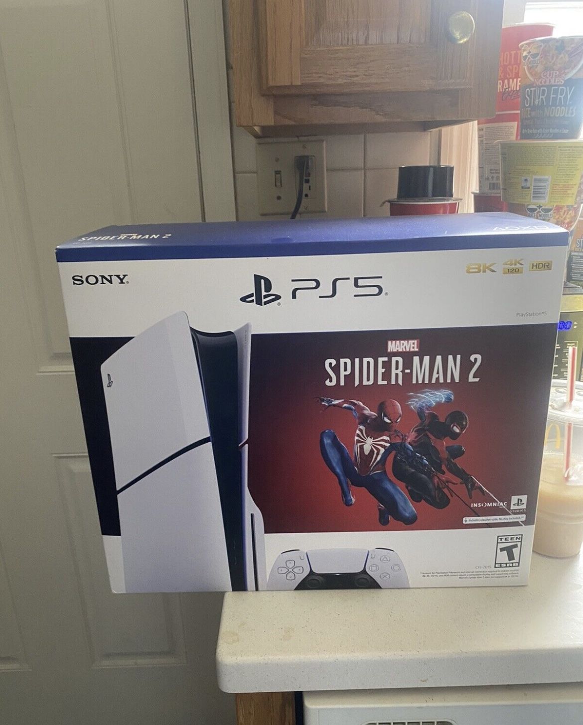 Sony PS5 Slim Blu-Ray Edition Marvel's Spider-Man 2 Bundle 1TB Video Game...