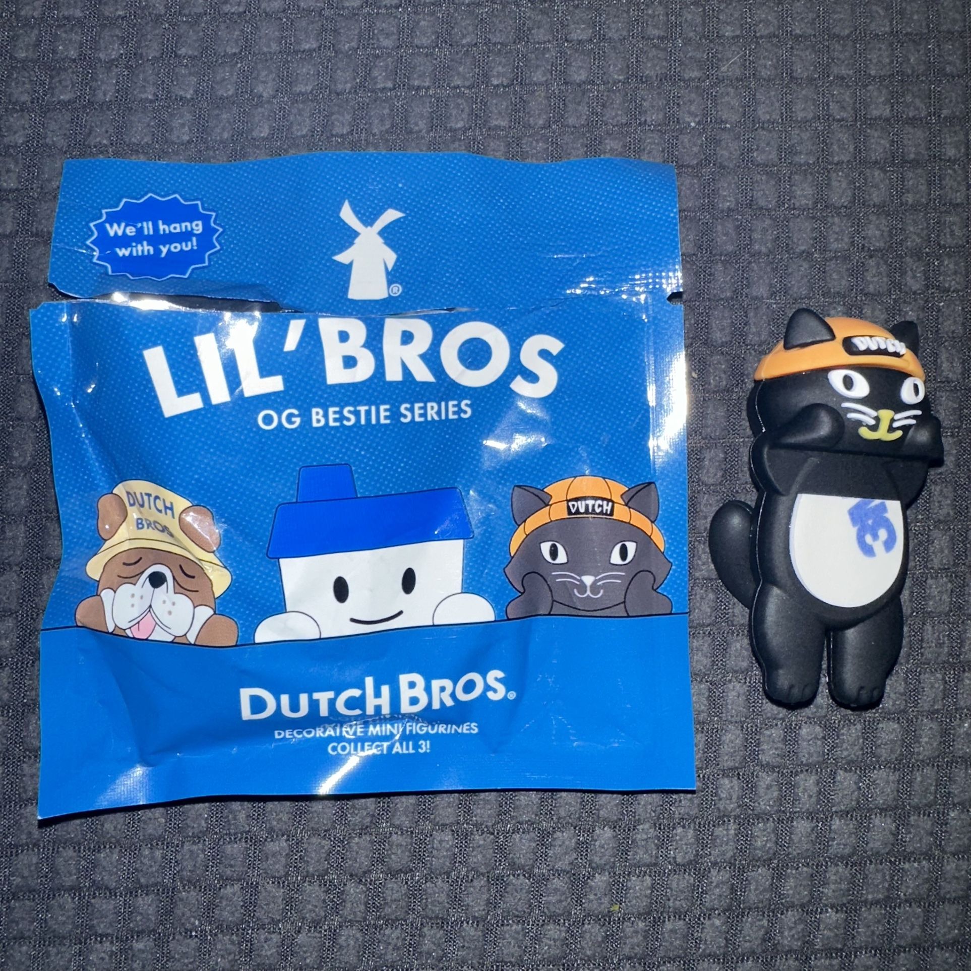 Dutch Bros-Lil Bros Cat Hanging Bestie-Trade