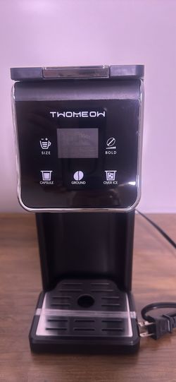 NEW TWOMEOW Coffee Maker - Dual Function (K-Cups & Ground Coffee) - Unused Open Box