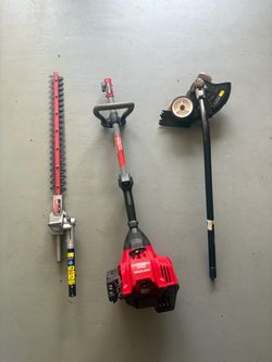 Craftsman Gas trimmer with Attachments