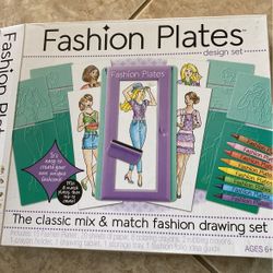 Fashion Plates Design Set - Like New Condition 