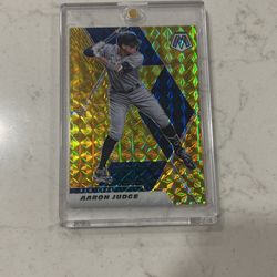 Aaron Judge Panini Mosaic Yellow #135