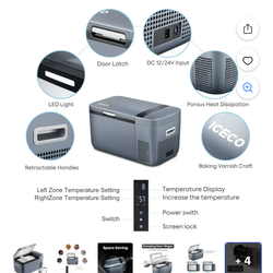 Iceco portable cooler