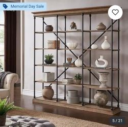 BEAUTIFUL QUALITY ETAGERE/BOOKCASE FOR ONLY  $500