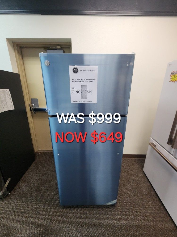 GE 17.5 Cu. Ft. Top Freezer Refrigerator